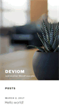 Mobile Screenshot of deviom.com